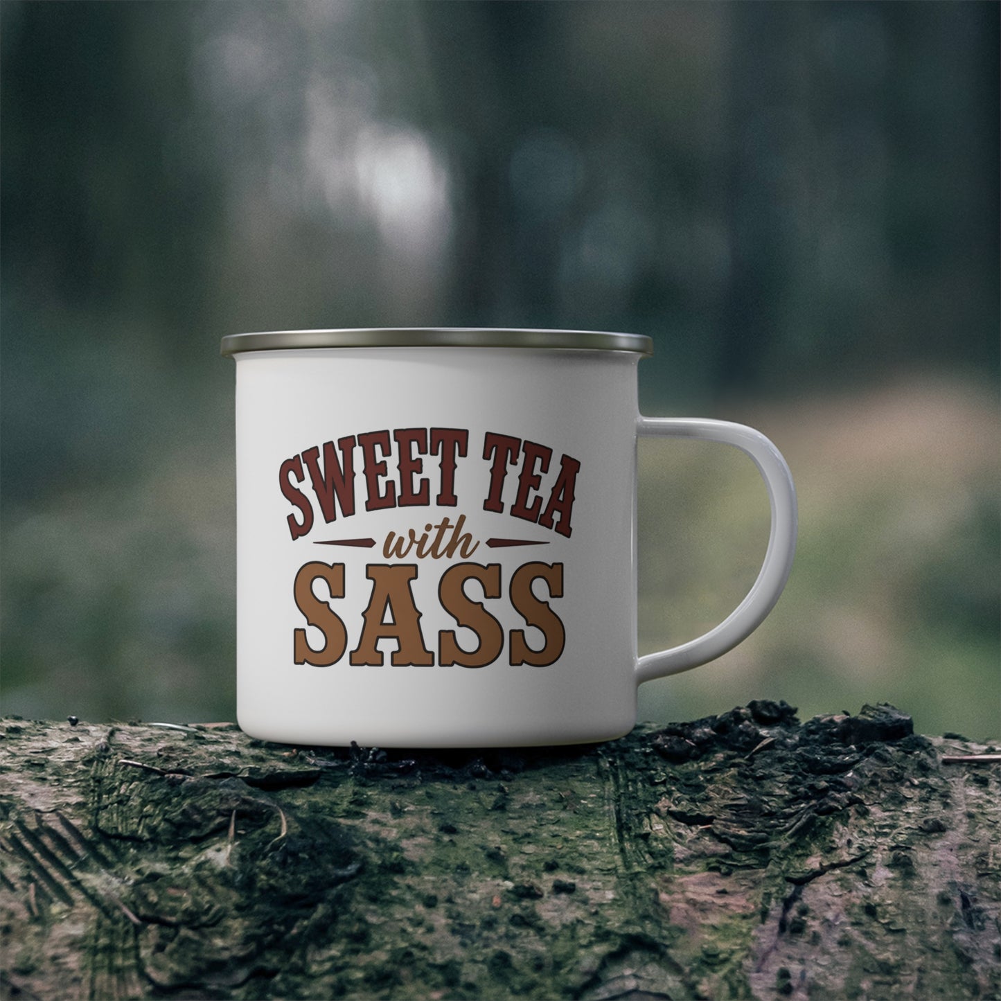 Sweet Tea Sass  Enamel Camping Mug