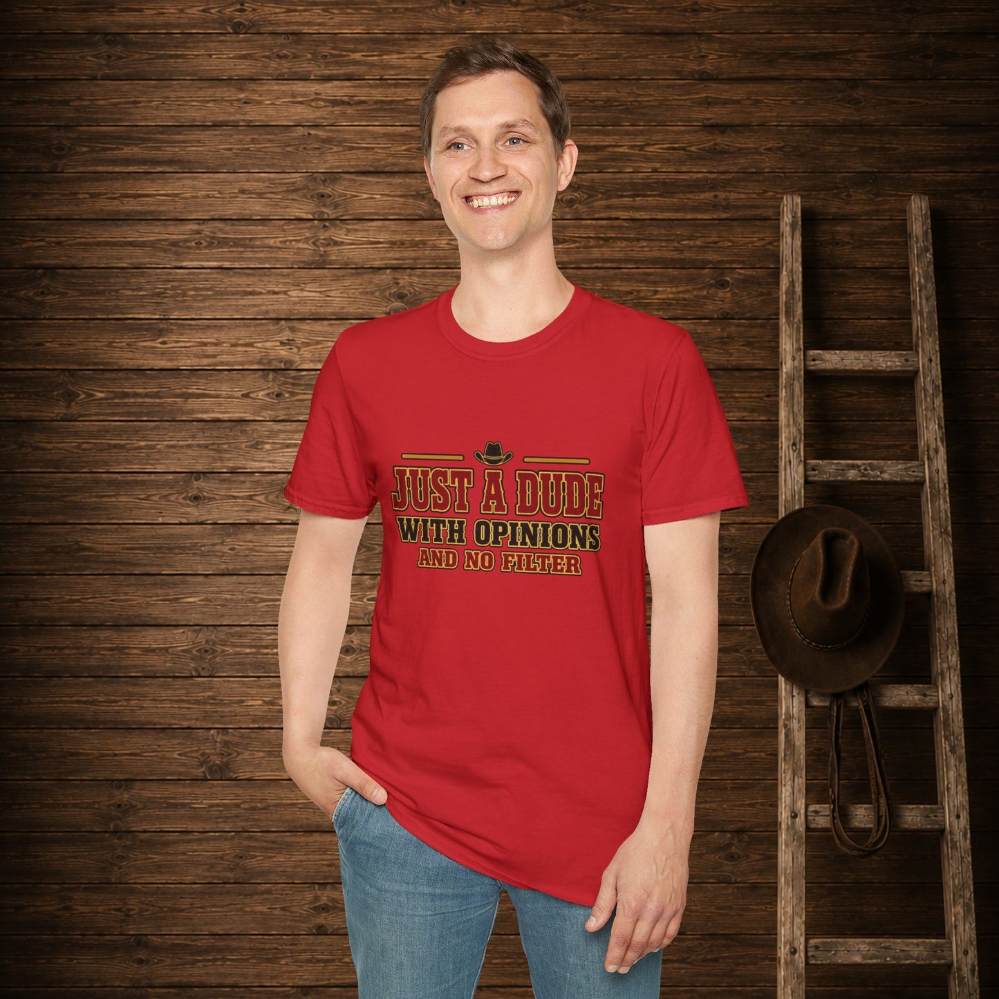 Just A Dude   Adult T-Shirt