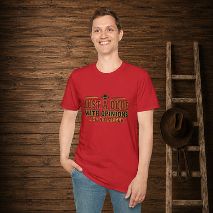 Just A Dude   Adult T-Shirt
