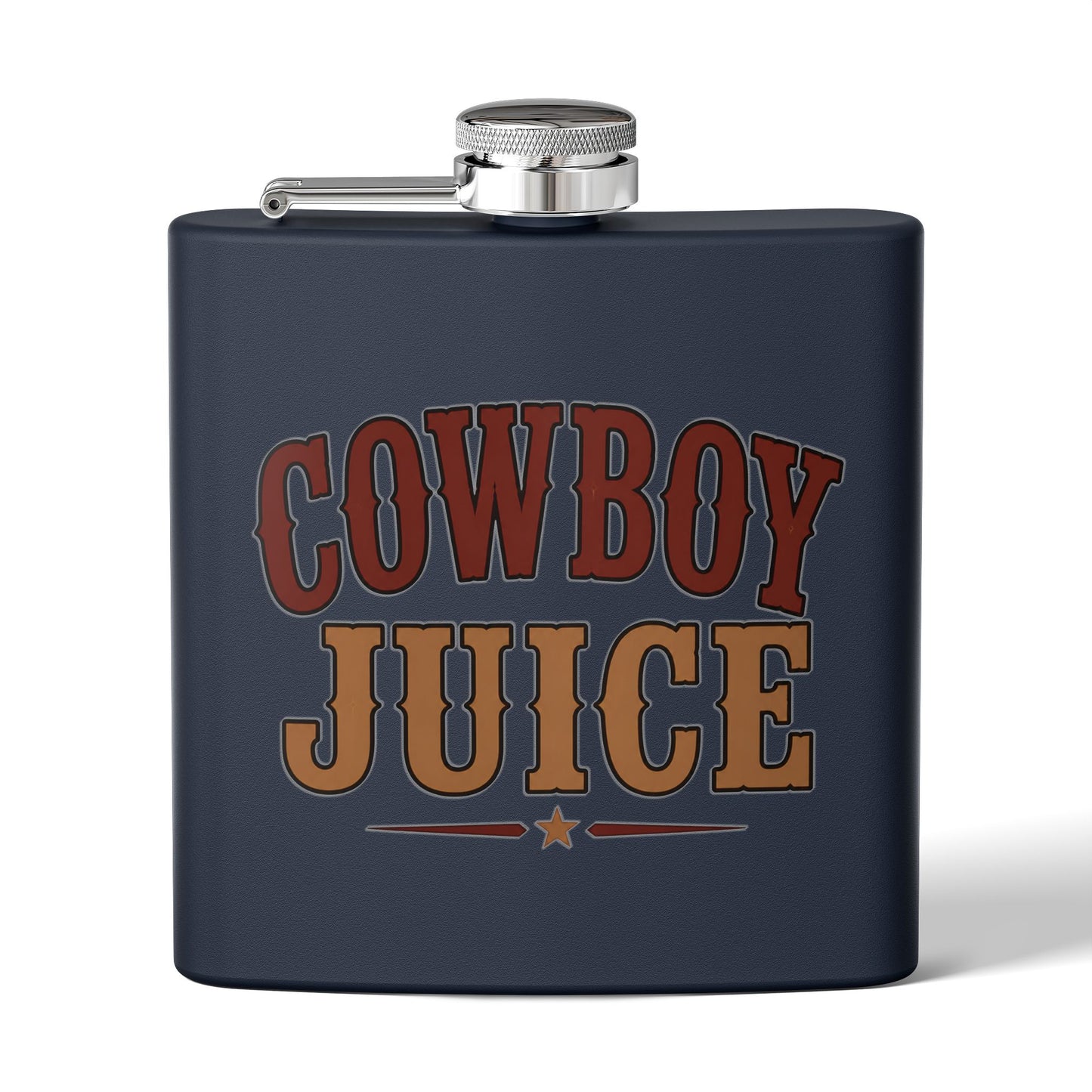 Cowboy Juice  Stainless Steel Flask, 6oz
