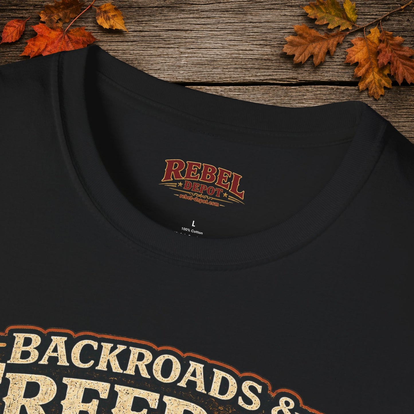 Backroads & Freedom  Adult Size T-Shirt