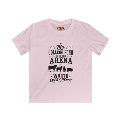 My College Fund   Kids size T-Shirts