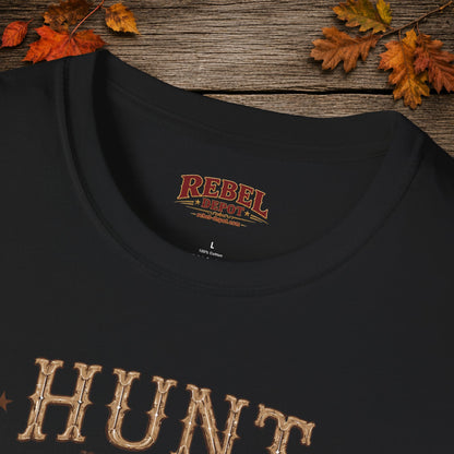 Hunt Fish Work  Adult Size T-Shirt