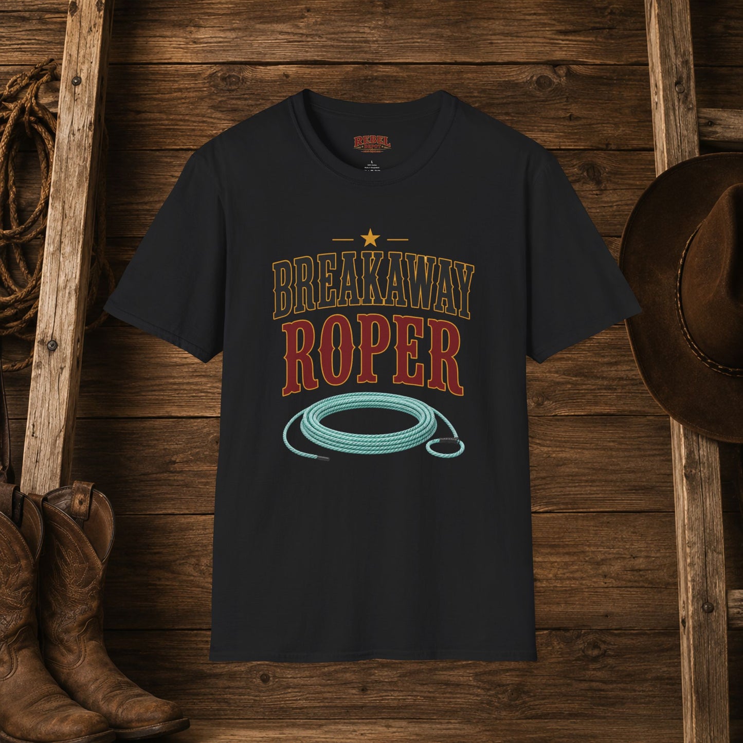 Breakaway Roper  Adult T-Shirt