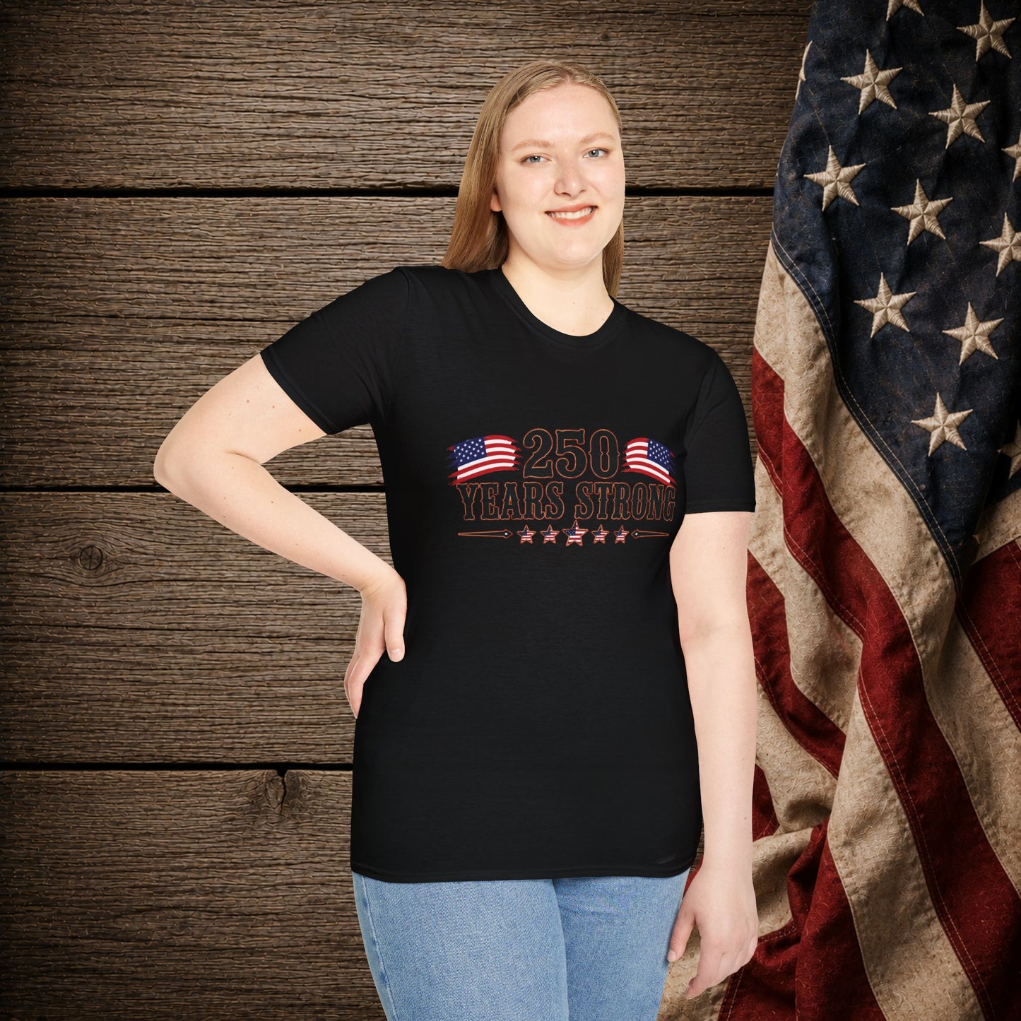250 Years Strong  Adult Size T-Shirt