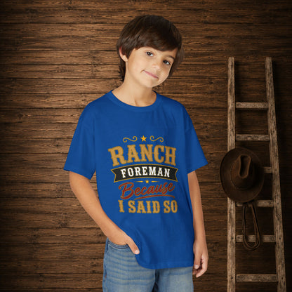 Ranch Foreman Youth T-Shirt