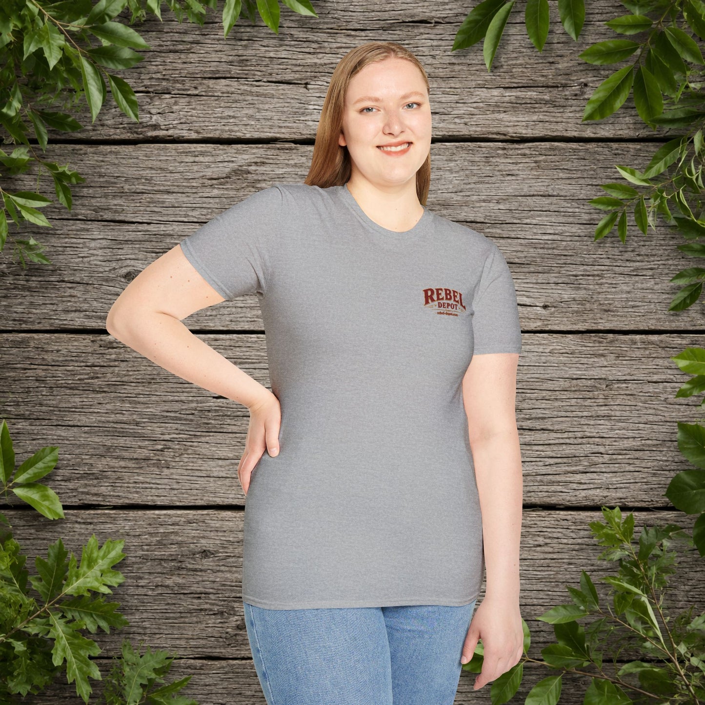 Raised Dirt Rodeo Cowgirl (Back)  Adult T-Shirt