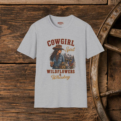 Cowgirl Spirit   Adult Size T-Shirt