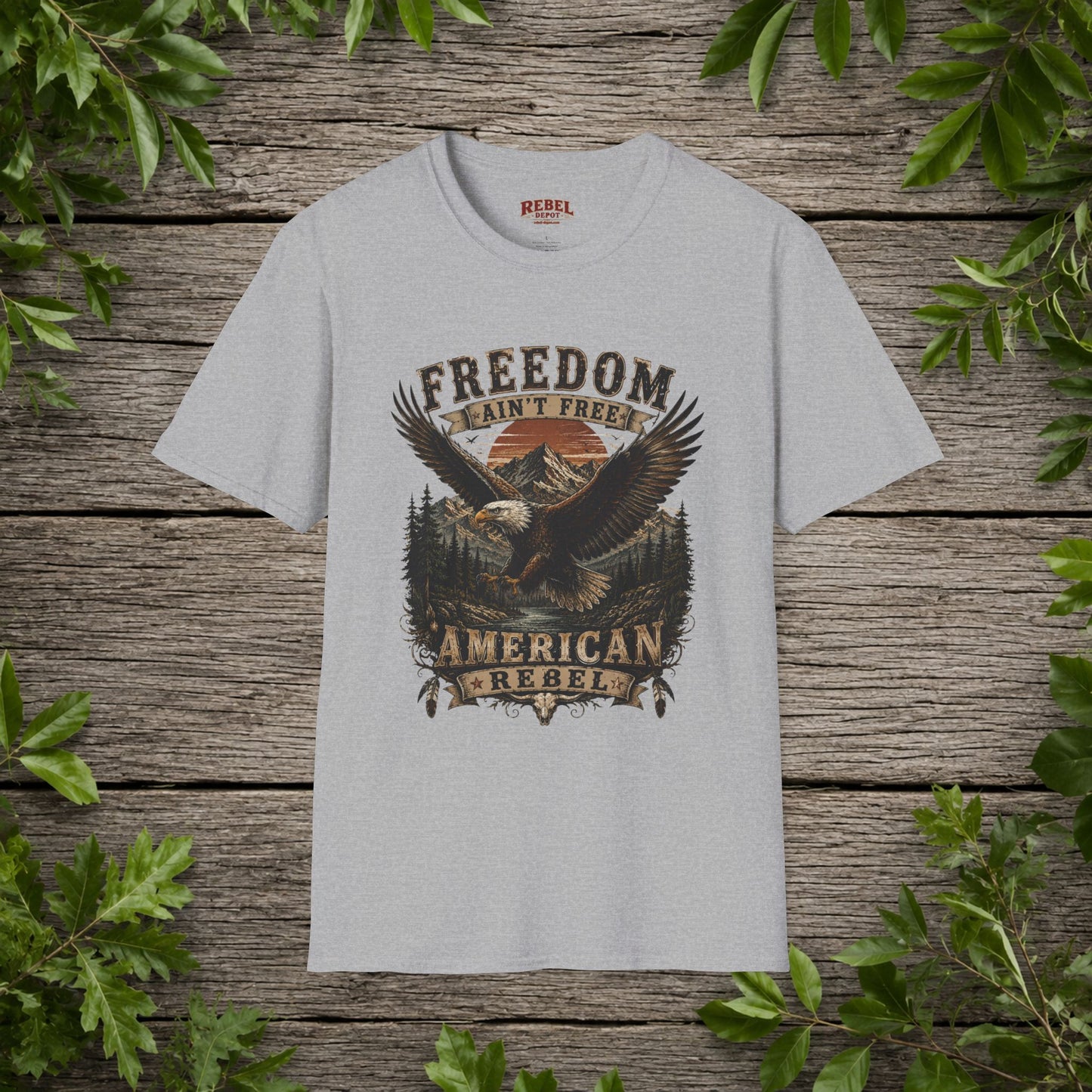 American Rebel Eagle  Adult Size T-Shirt