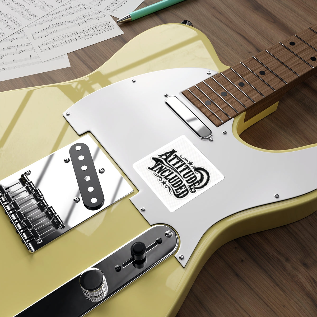 Attitude Included  Die-Cut Stickers