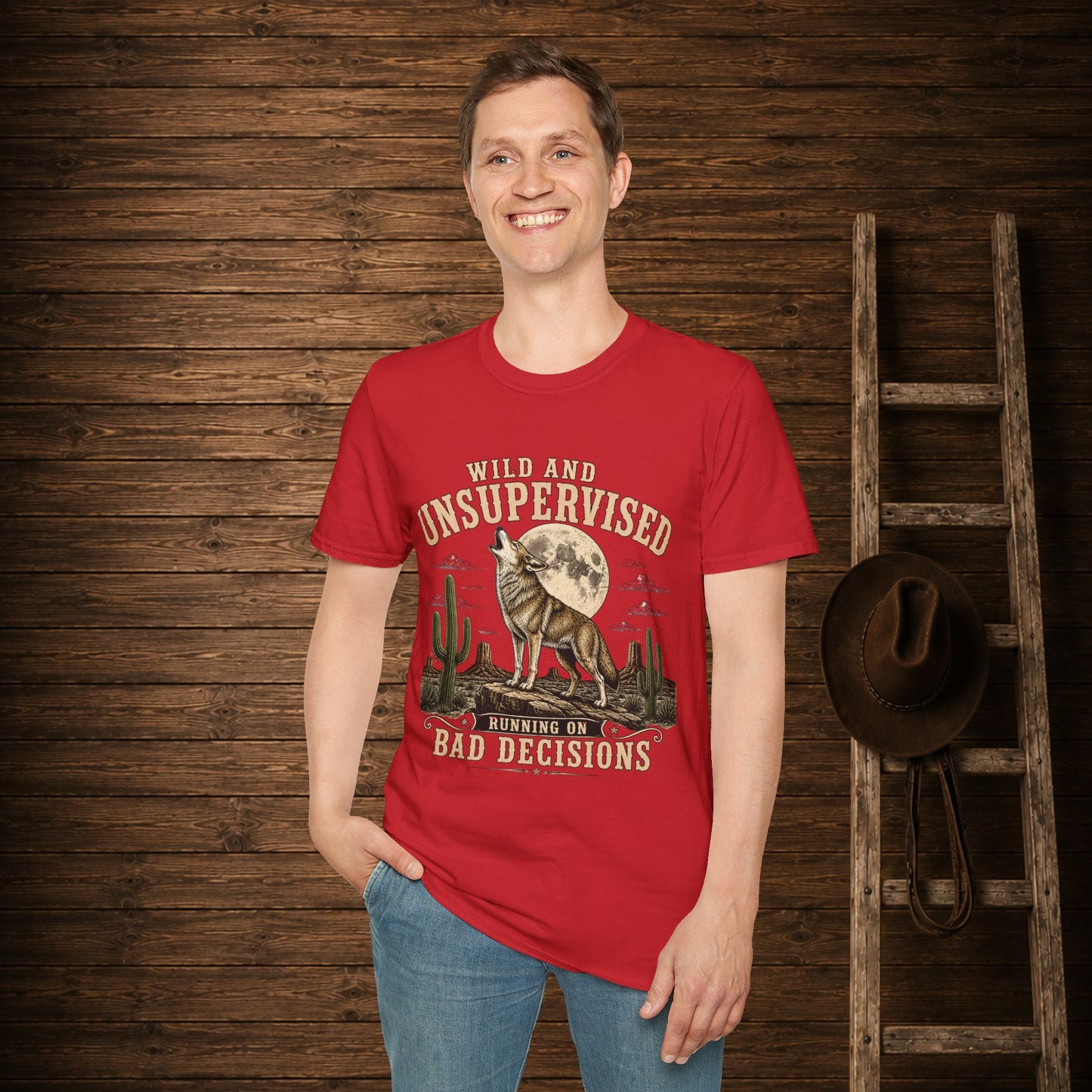 Wild and Unsupervised Cowboy T-Shirt
