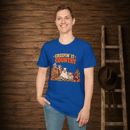 Creepin It Country   Adult Size T-Shirt
