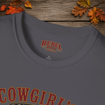 Cowgirls Reload  Adult T-Shirt
