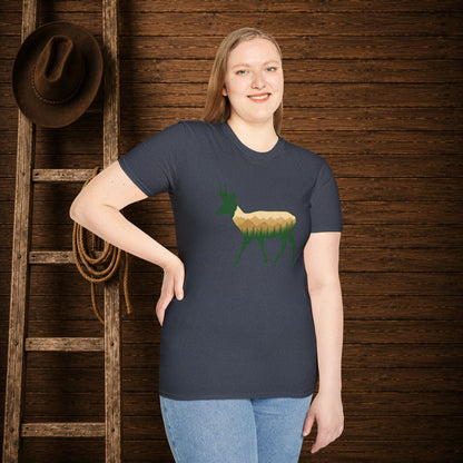Wilderness Pronghorn   Adult Size T-Shirt