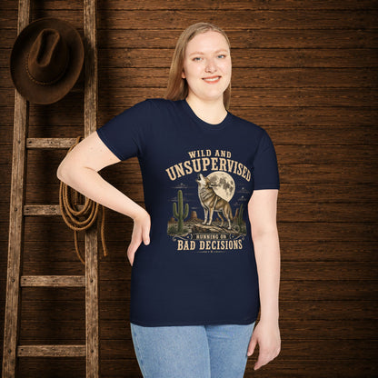 Wild and Unsupervised Cowboy T-Shirt