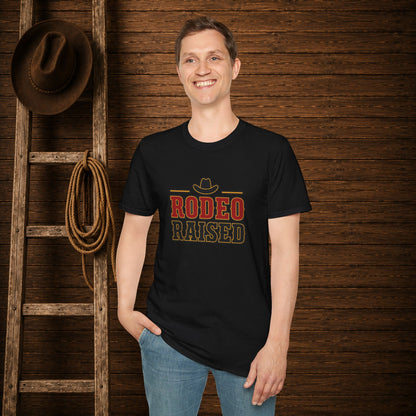 Rodeo Raised  Adult T-Shirt