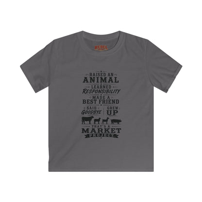 Market Project. Grew Up.   Kids Size T-Shirts
