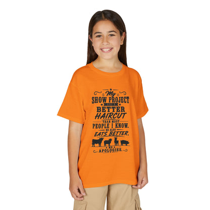 Project Has A Better Haircut  Youth Size T-Shirt