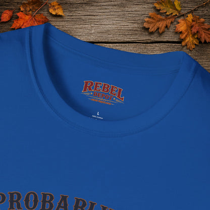 Probably An Outlaw Cowboy  Adult T-Shirt