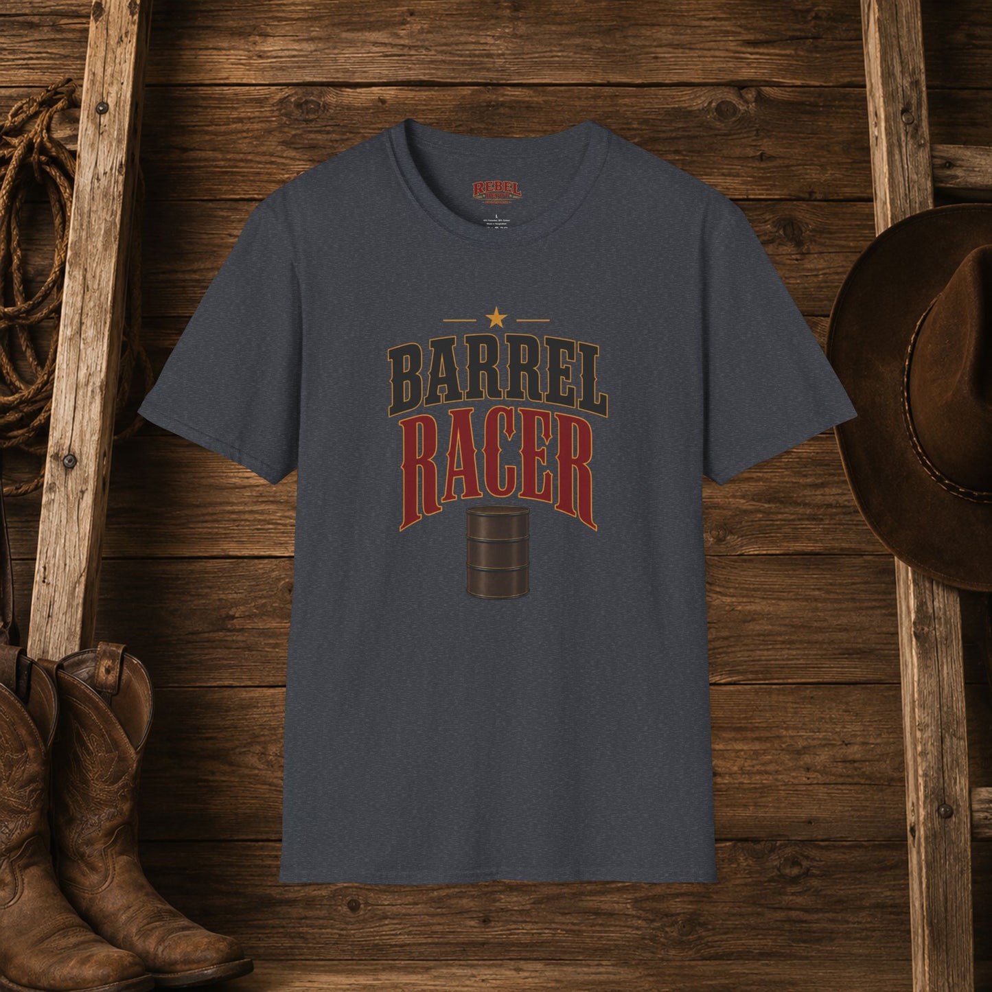 Barrel Racer  Adult T-Shirt