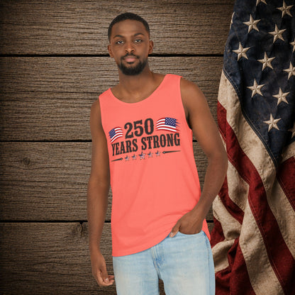 250 Years Strong   Adult Unisex Tank Top