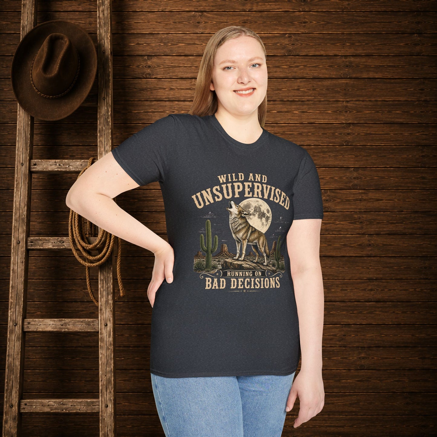 Wild and Unsupervised Cowboy T-Shirt
