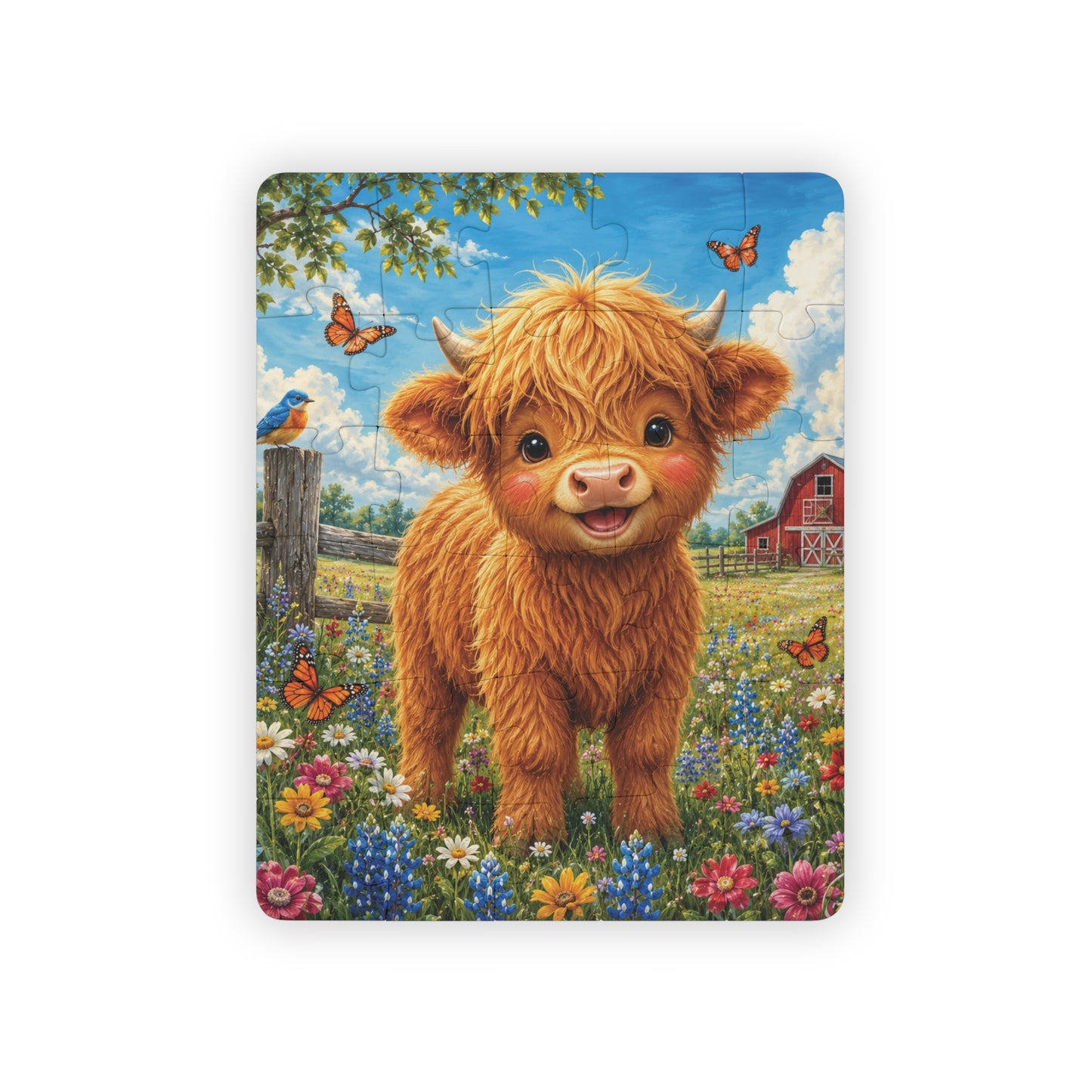 Highland Calf  Kids' Puzzle 30-Piece