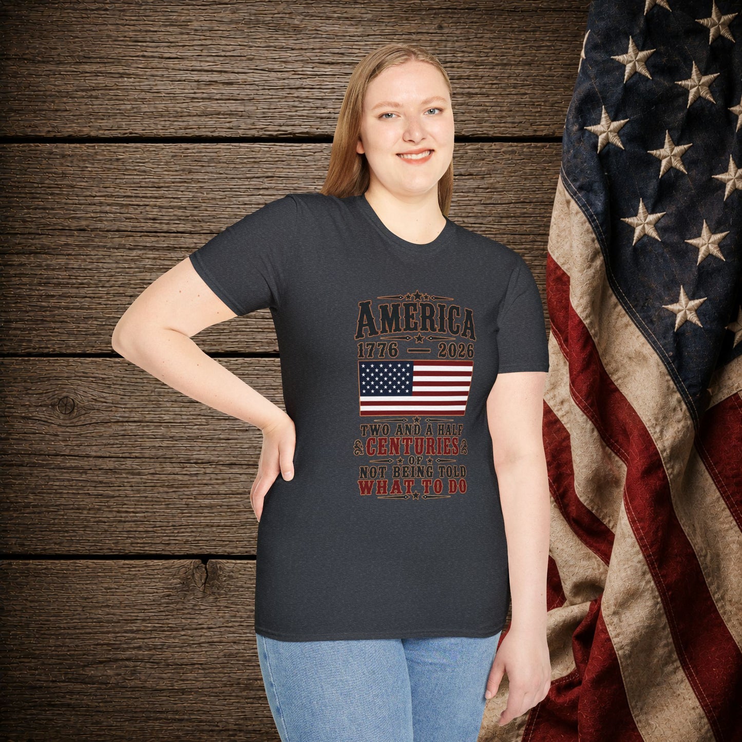 America 1776-2026  Adult Size T-Shirt