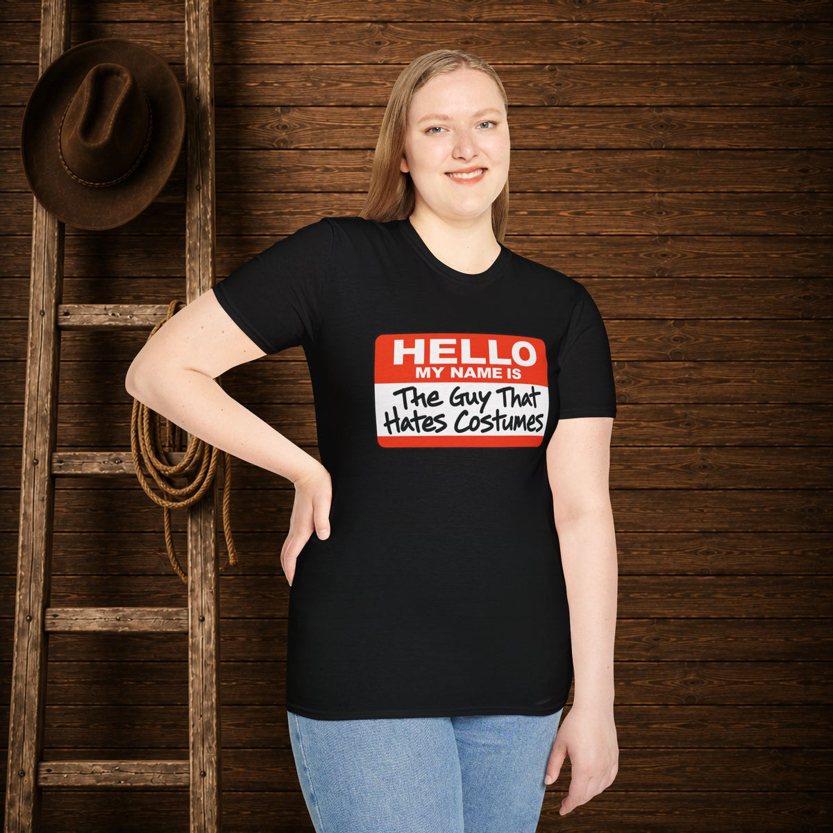 Guy That Hate's Costumes   Adult Size T-Shirt