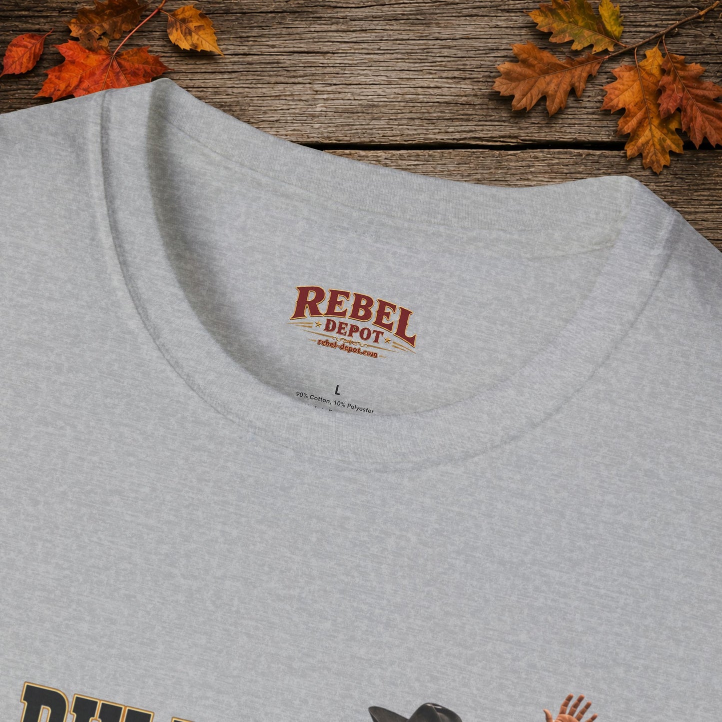 Bull Ran Out Of Time (Front)  Adult T-Shirt