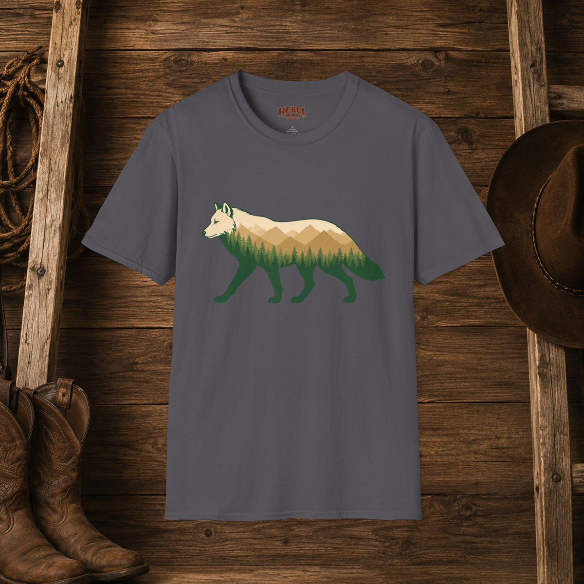 Wilderness Wolf  Adult Size T-Shirt