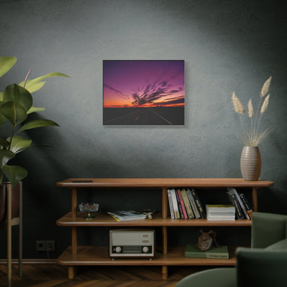 Backroad Sunset Matte Canvas