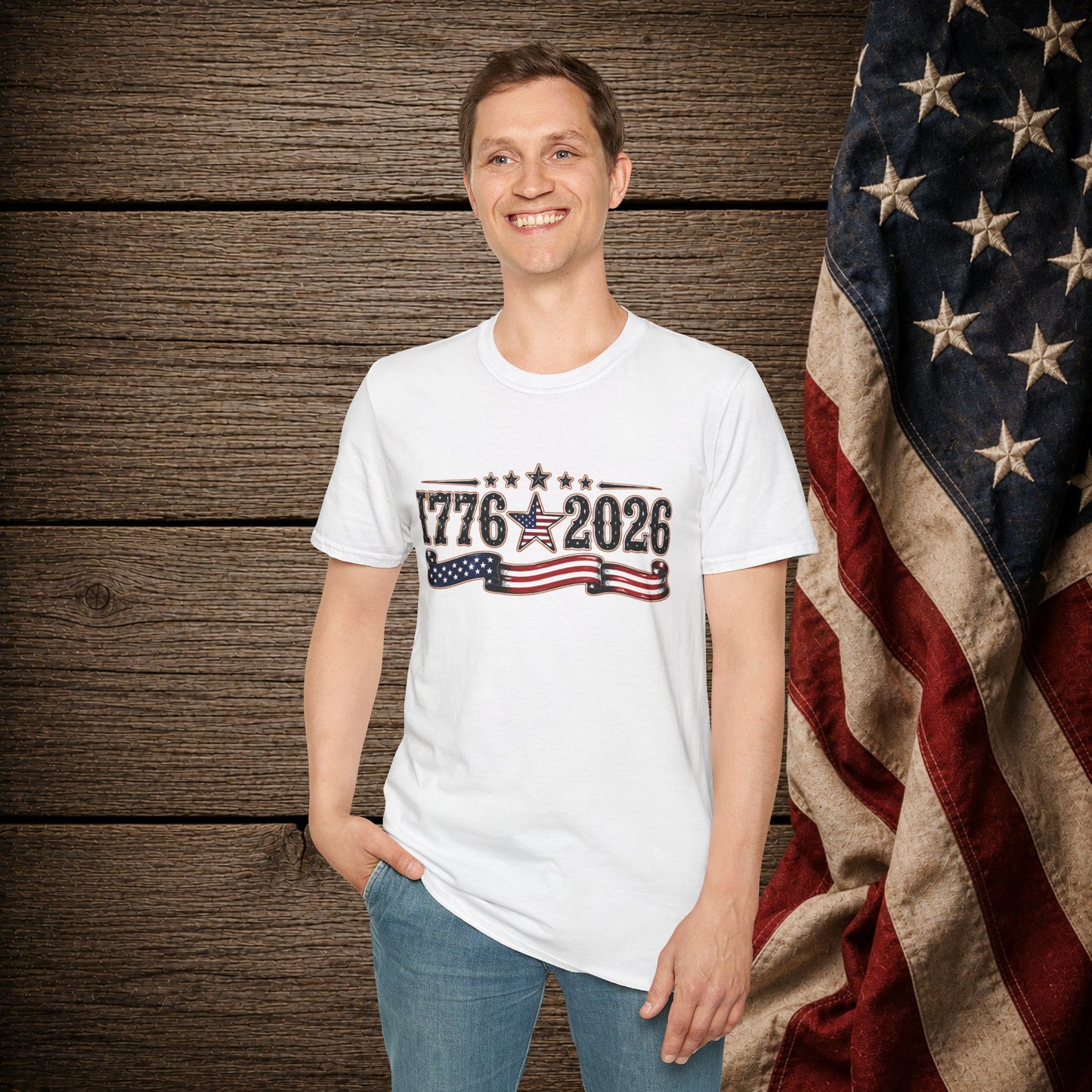 1776 - 2026 Patriot  Adult Size T-Shirt