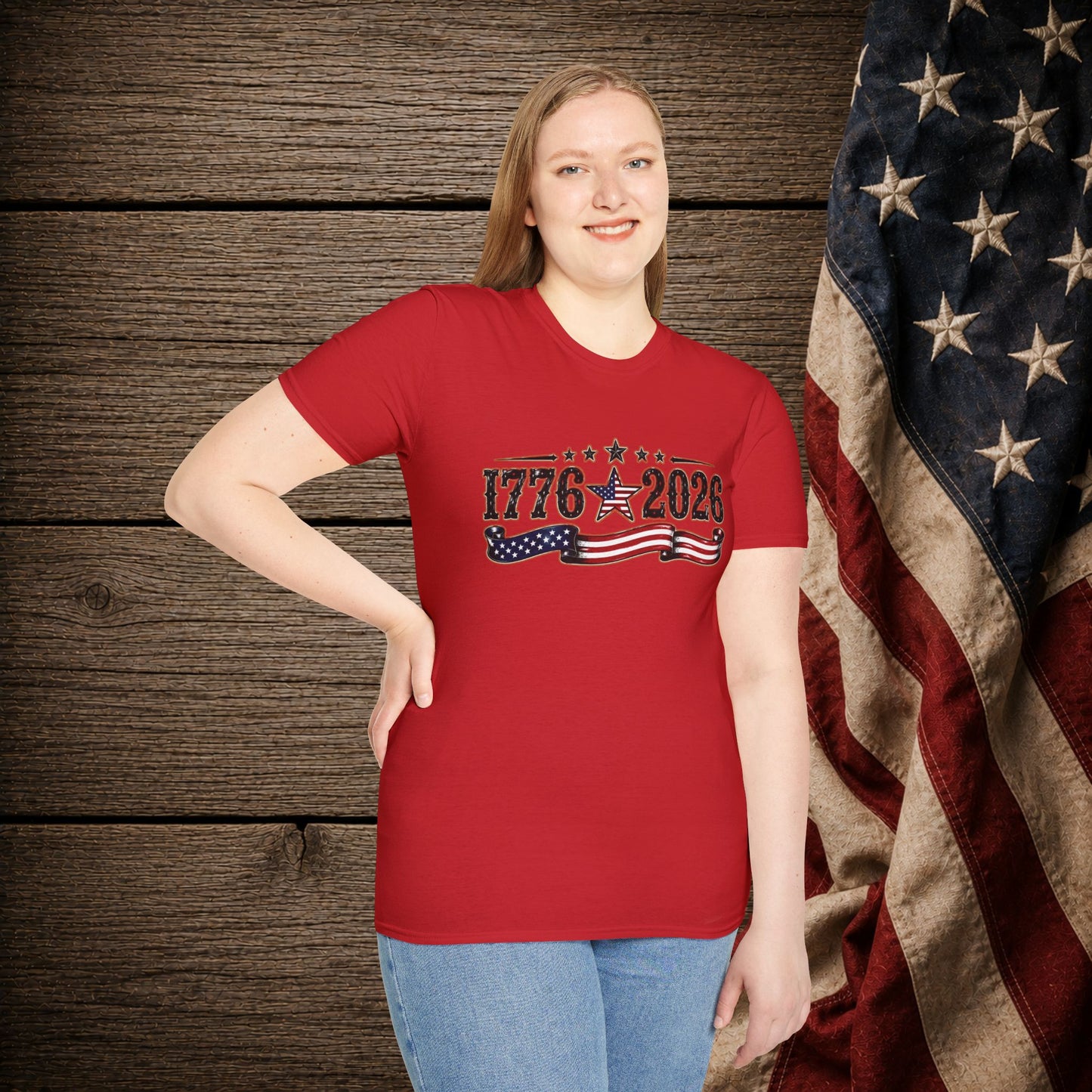1776 - 2026 Patriot  Adult Size T-Shirt