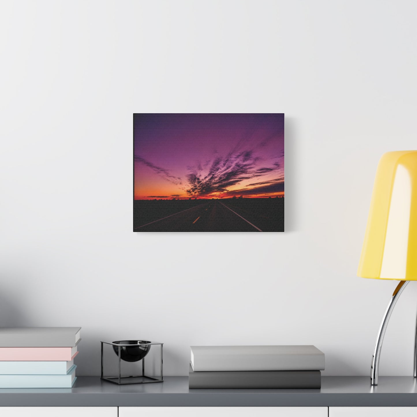 Backroad Sunset Matte Canvas