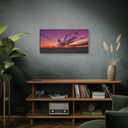 Backroad Sunset Matte Canvas
