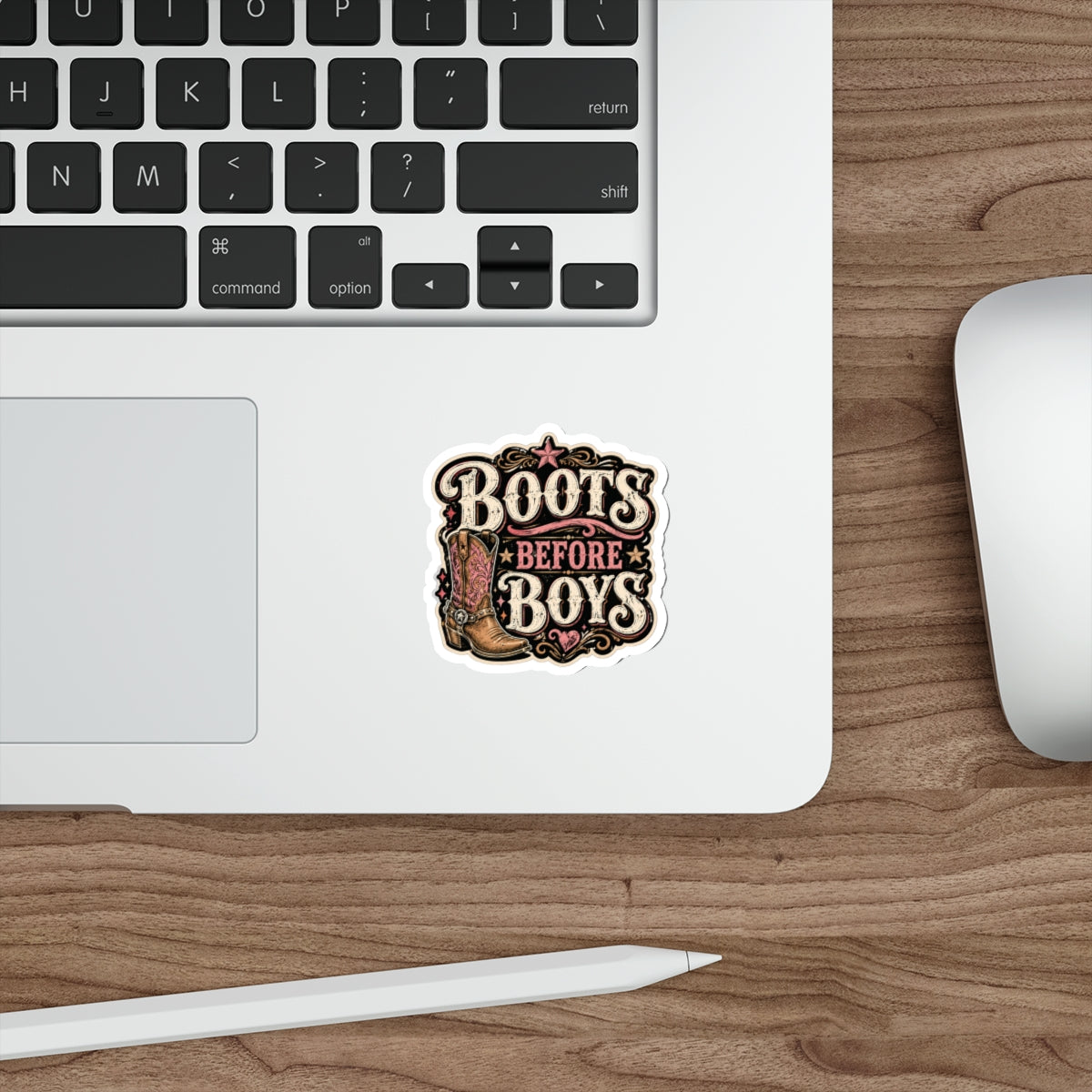 Boots Before Boys   Die-Cut Stickers