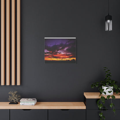 Ranch Sunset Matte Canvas Art