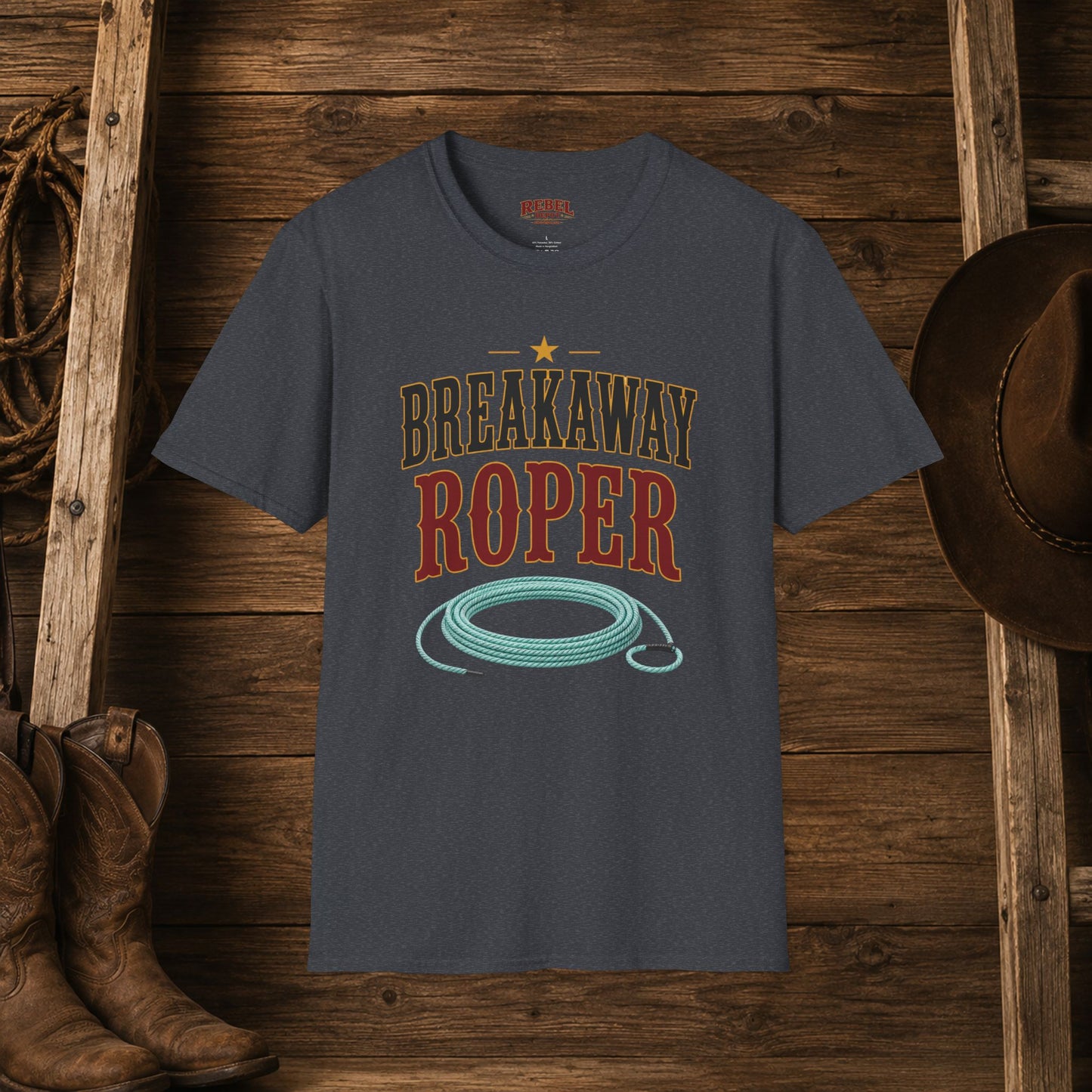 Breakaway Roper  Adult T-Shirt
