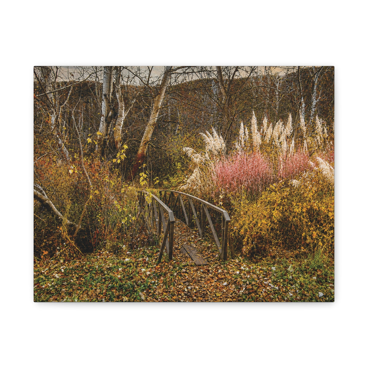 Sun Lakes Bridge  Matte Canvas Art