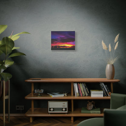Farm Sunset Matte Canvas Art