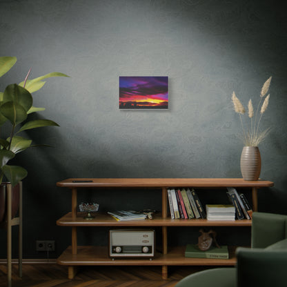 Farm Sunset Matte Canvas Art
