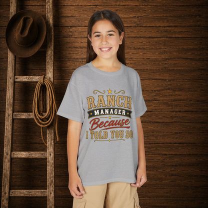 Ranch Manager Youth T-Shirt