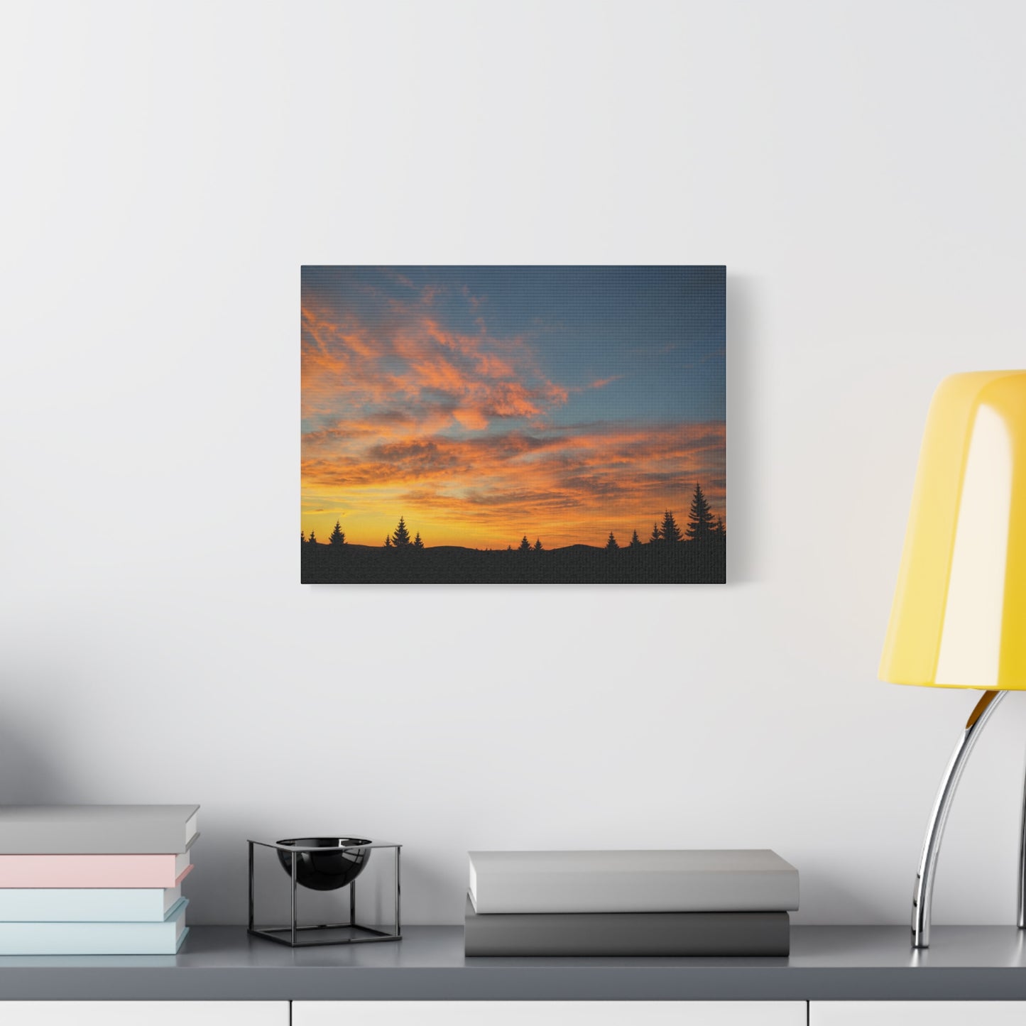 Country Sunrise  Matte Canvas Art