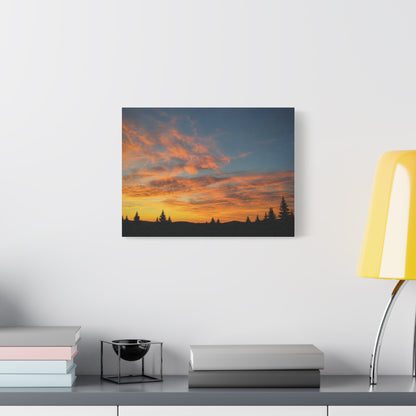 Country Sunrise  Matte Canvas Art