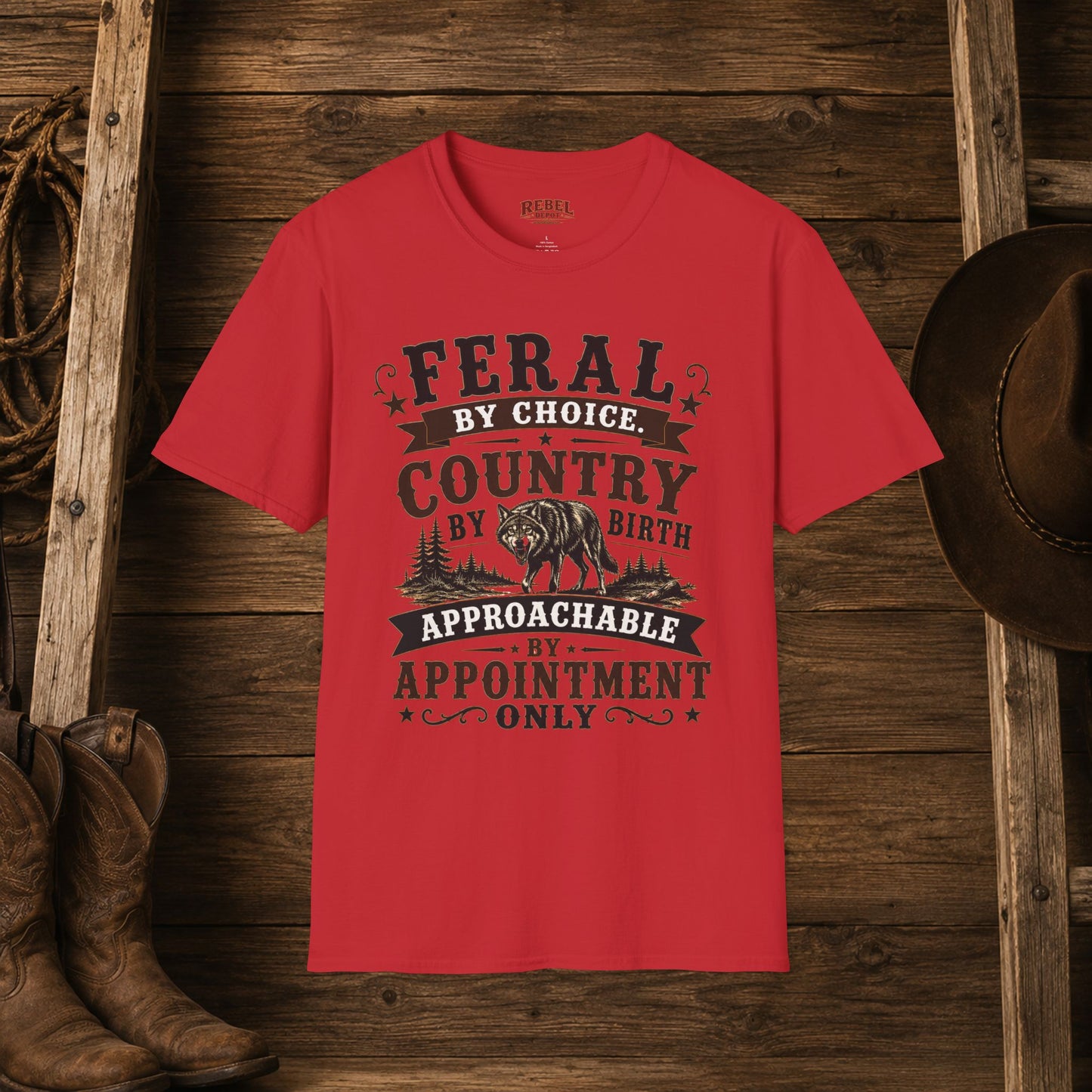 Feral By Choice  Adult Size T-Shirt