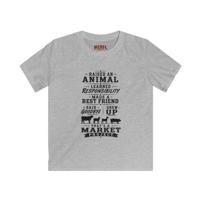 Market Project. Grew Up.   Kids Size T-Shirts