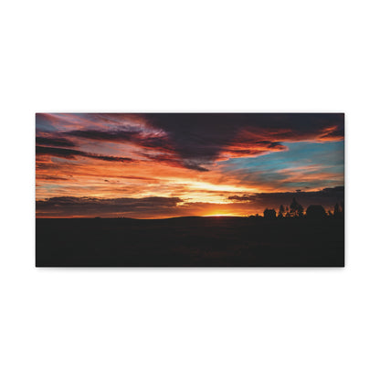 Country Sunset Matte Canvas Art
