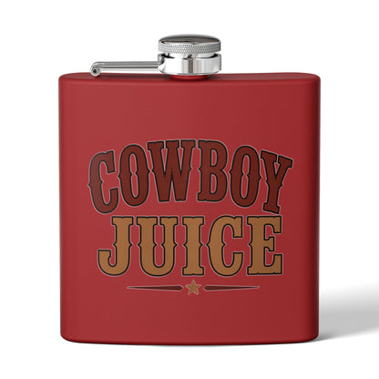 Cowboy Juice  Stainless Steel Flask, 6oz