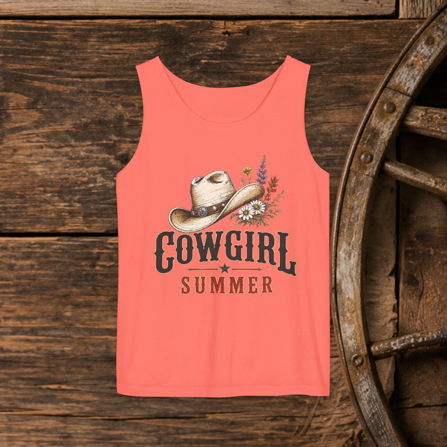 Cowgirl Summer   Adult Unisex Tank Top